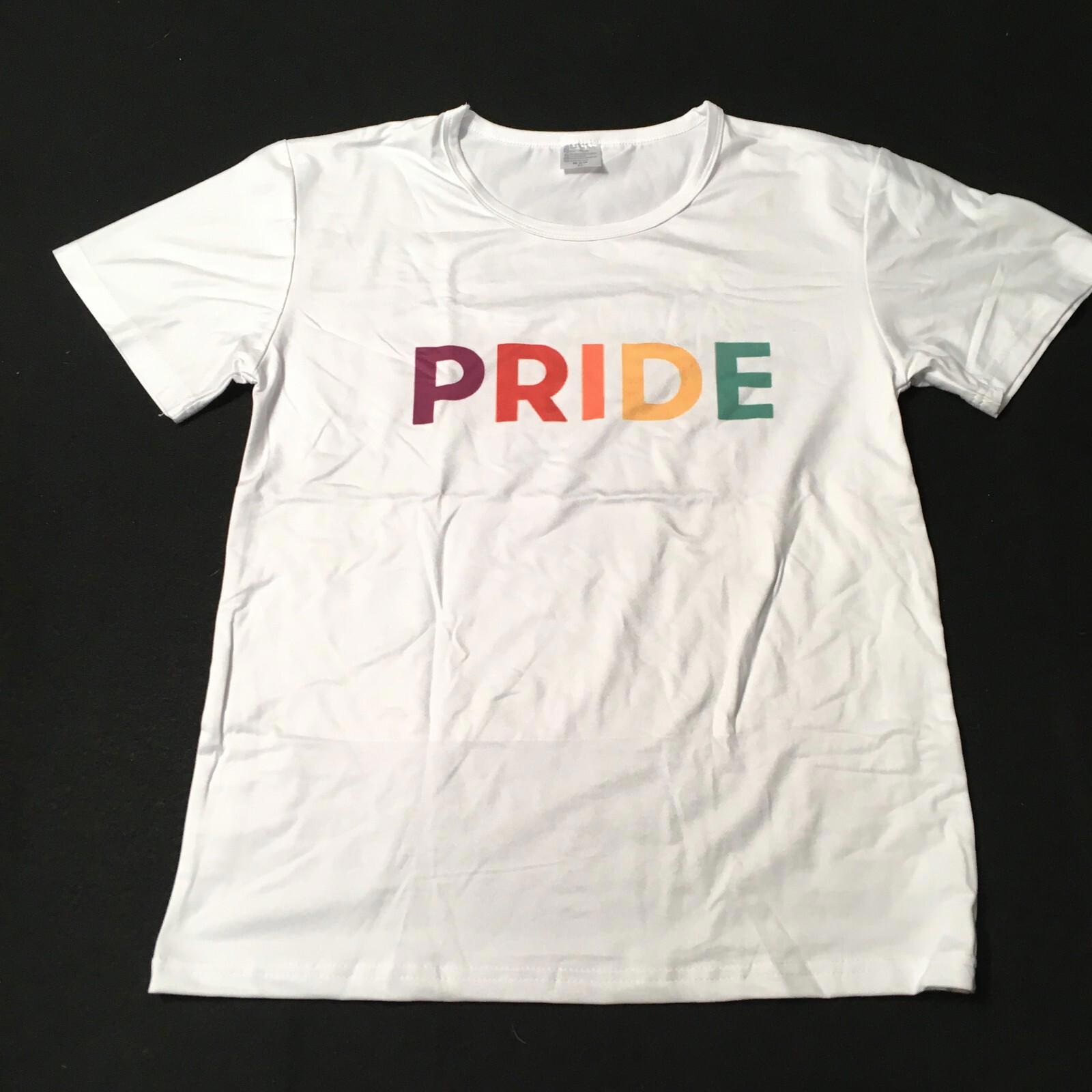 Shirt Womens Small Pride Lgbtq+ White Everyone Uniform Medium
